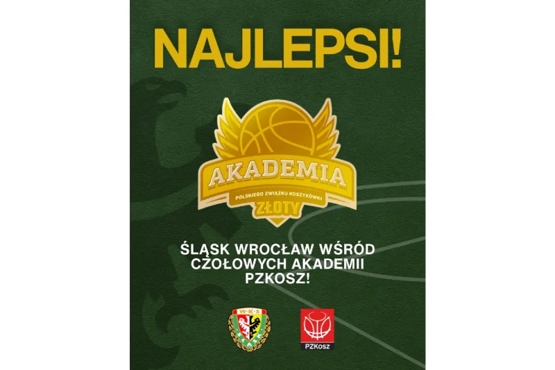 Śląsk Wrocław ze Złotym Certyfikatem PZKosz!